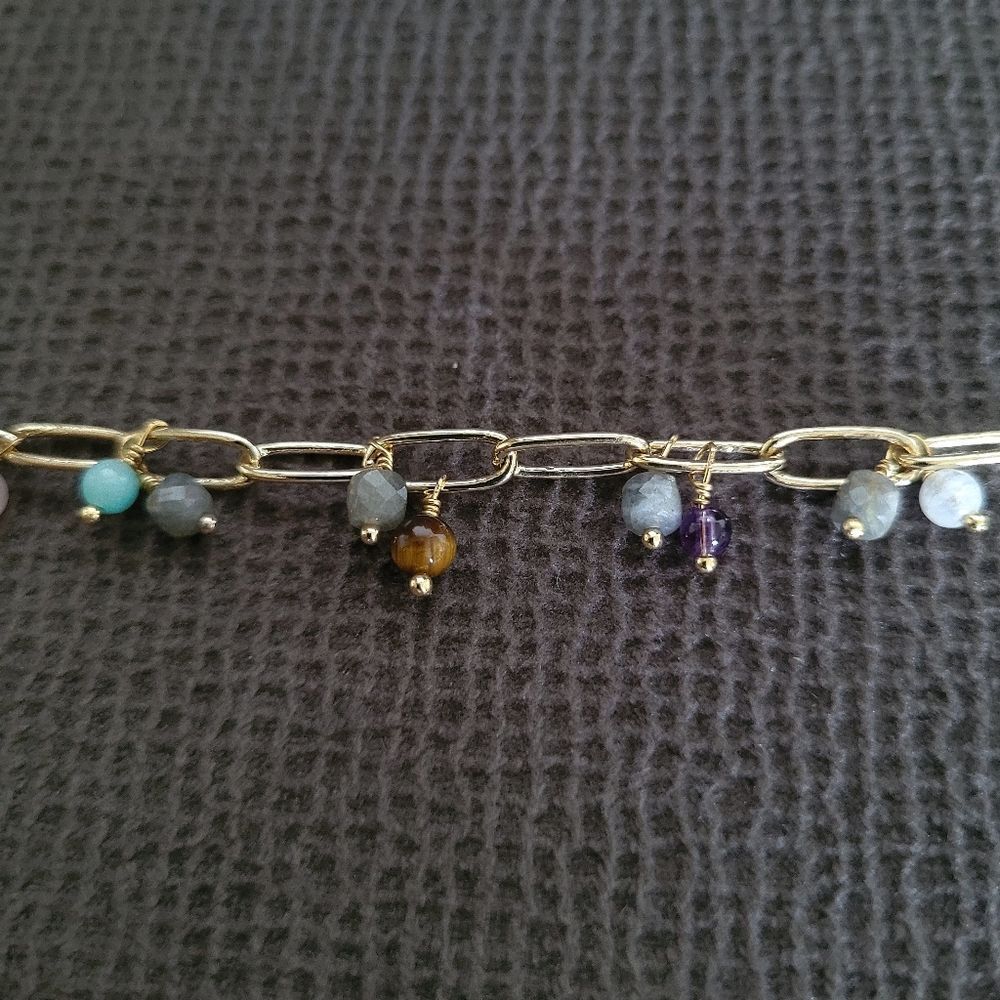 ✨️HP✨️ Luna🌙 Norte Multiple Gemstone Bead Bracelet - NIB - Picture 14 of 16